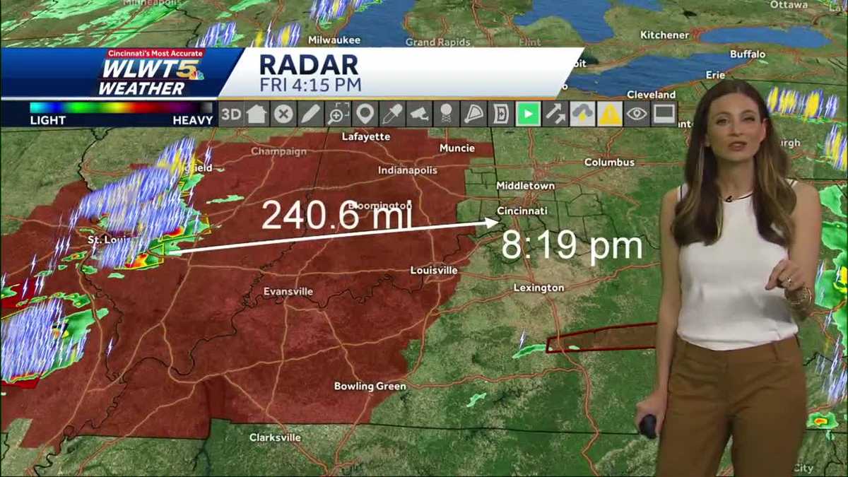 Strong storms take aim at Cincinnati area tonight