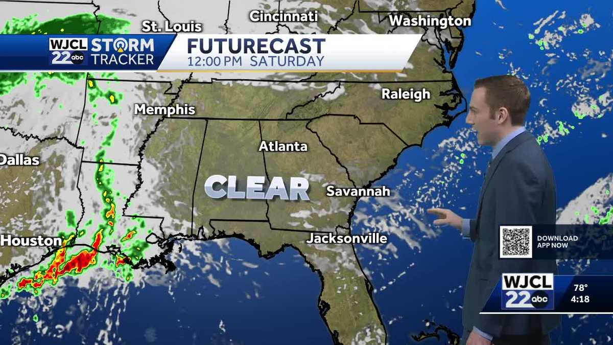 Sunny Saturday in store for Southeast Georgia and the Lowcountry
