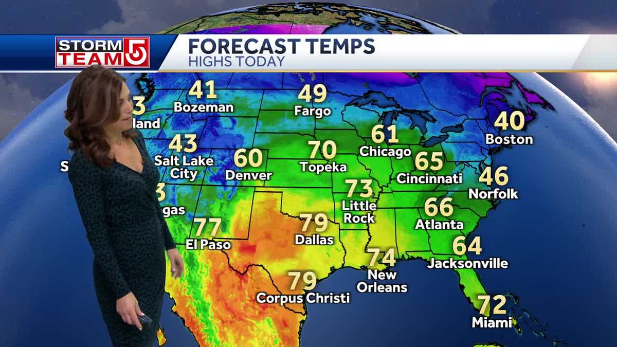 Video: Partly cloudy with temps on upswing