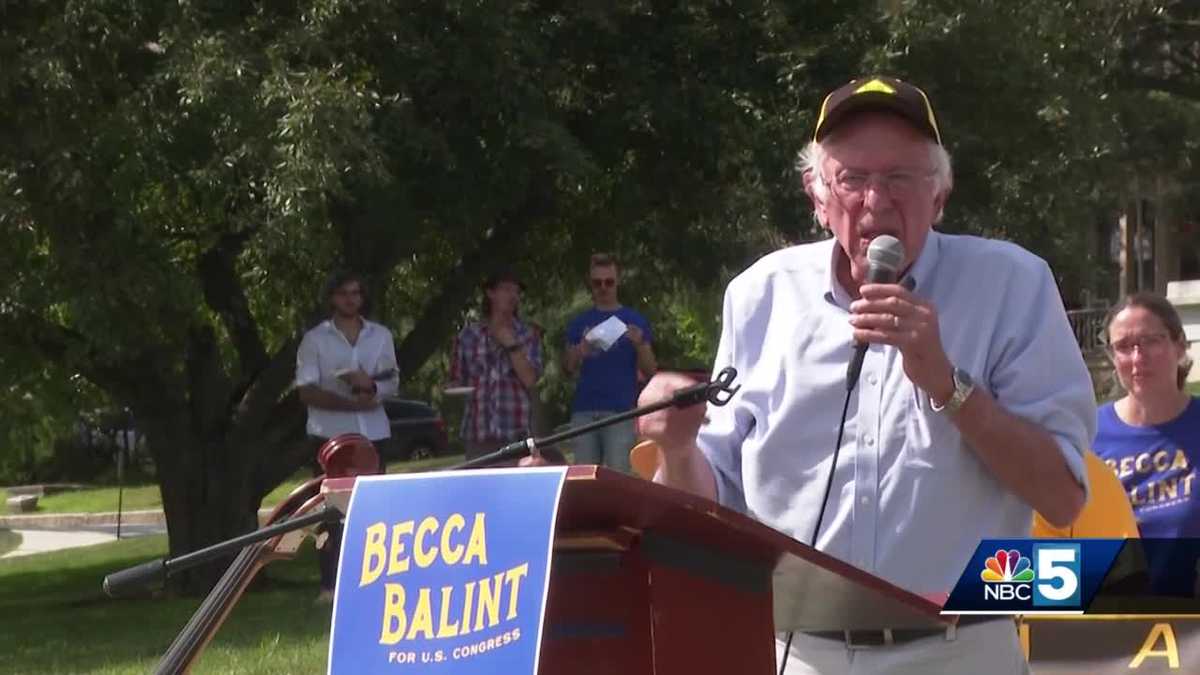 Sen. Sanders rallies throughout VT with Congressional candidate Becca Balint – WPTZ