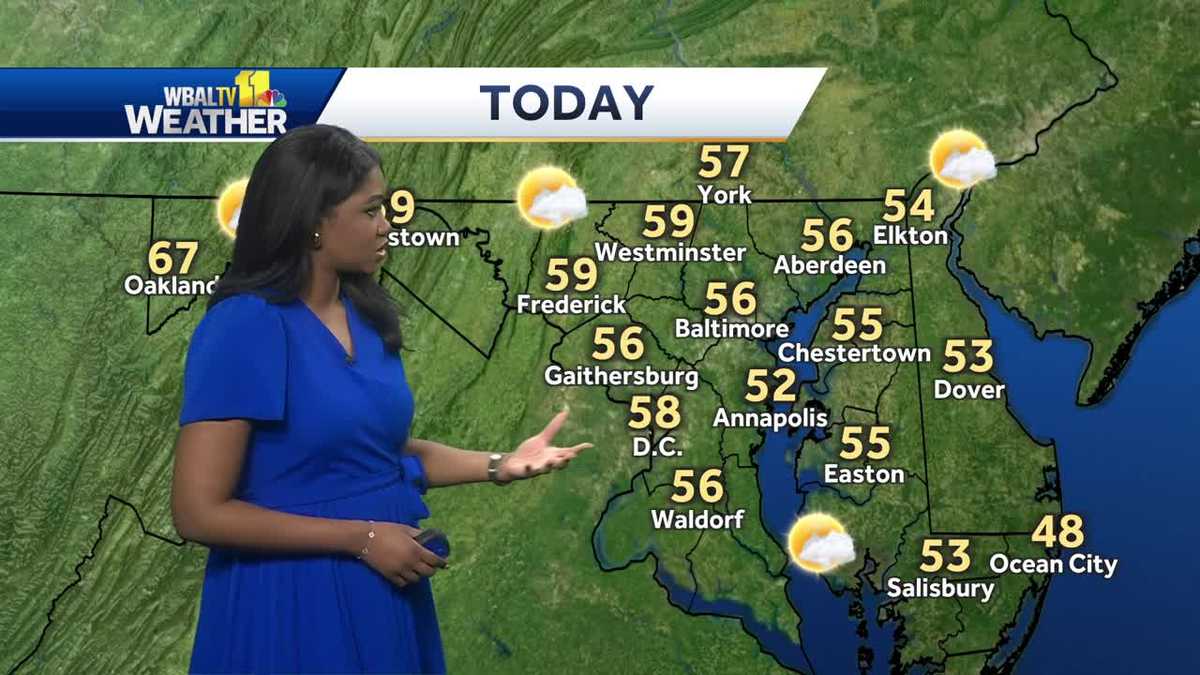 Cooler temps, partly cloudy skies Thursday, weekend rain ahead