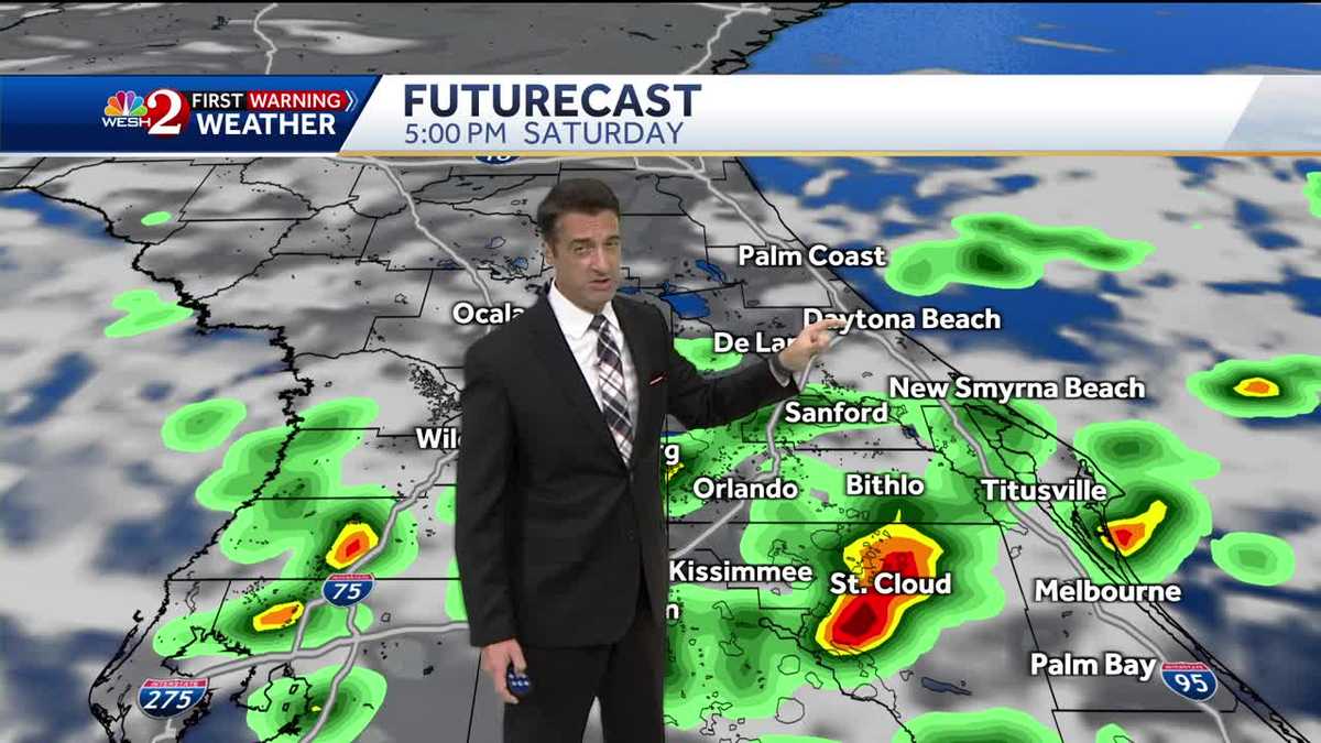 Wet weather sticks around this weekend but drier late Sunday!