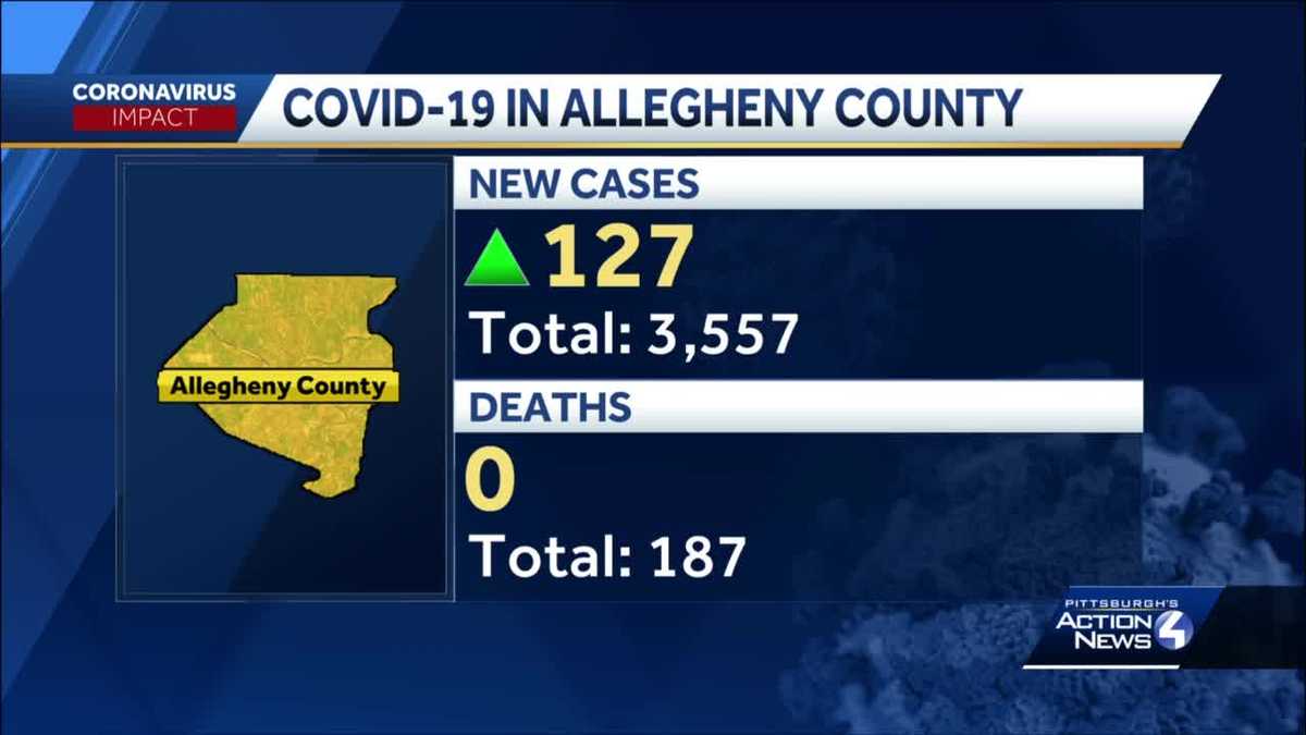 Morning update Additional COVID19 cases in Allegheny County; new numbers expected later today