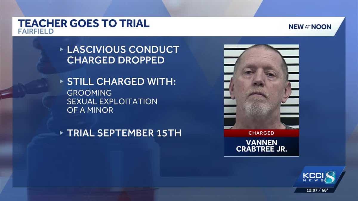 Iowa crime: Fairfield teacher's lascivious acts charge dropped - KCCI
