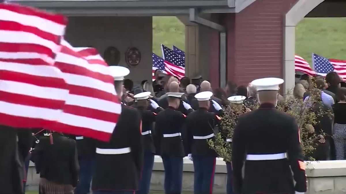 WATCH: The funeral of fallen Marine Cpl. Daegan Page