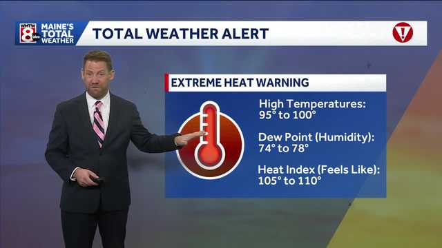 Extreme heat warning in effect in Maine through Friday
