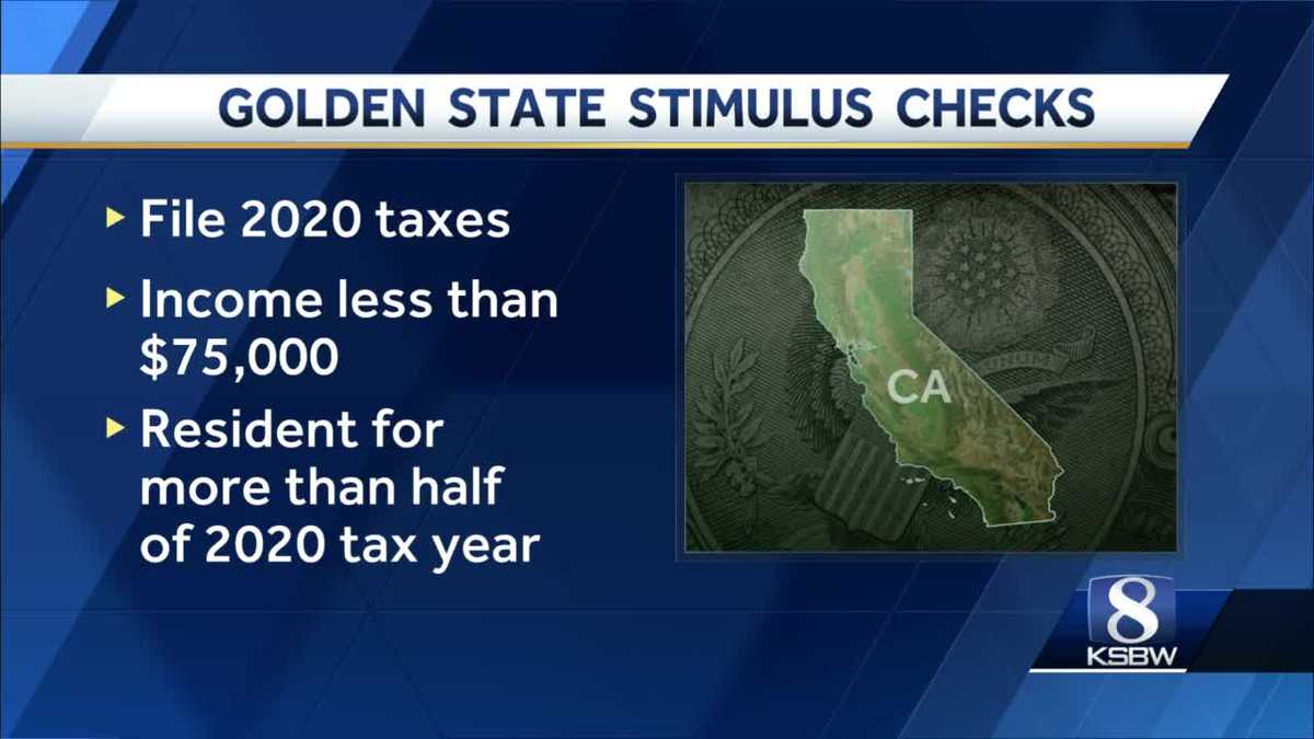 Golden State Stimulus Check What you need to know