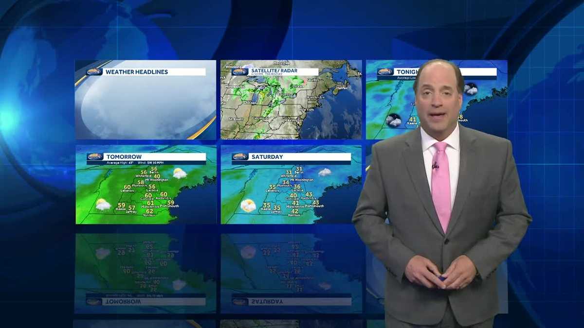 Watch: Warmer Friday with few showers