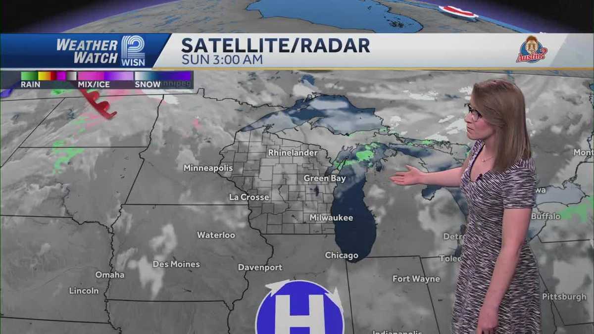 Weather: Becoming cloudy and breezy Sunday