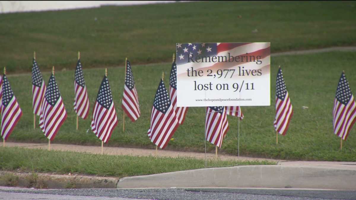 Flags honor 9/11 victims