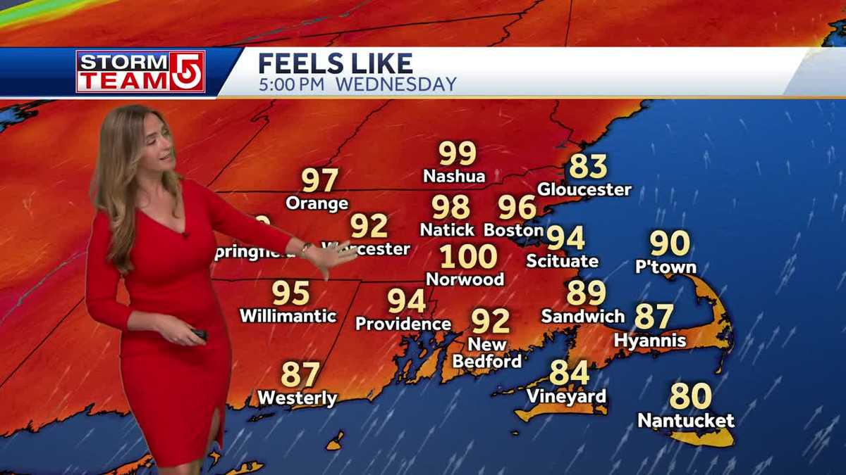 Video: Feels-like temps reaching 100