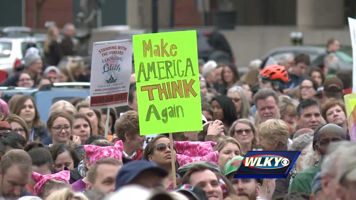 Thousands Attend Rally To Move Forward In Downtown Louisville Thousands Attend Rally To Move Forward In Downtown Louisville