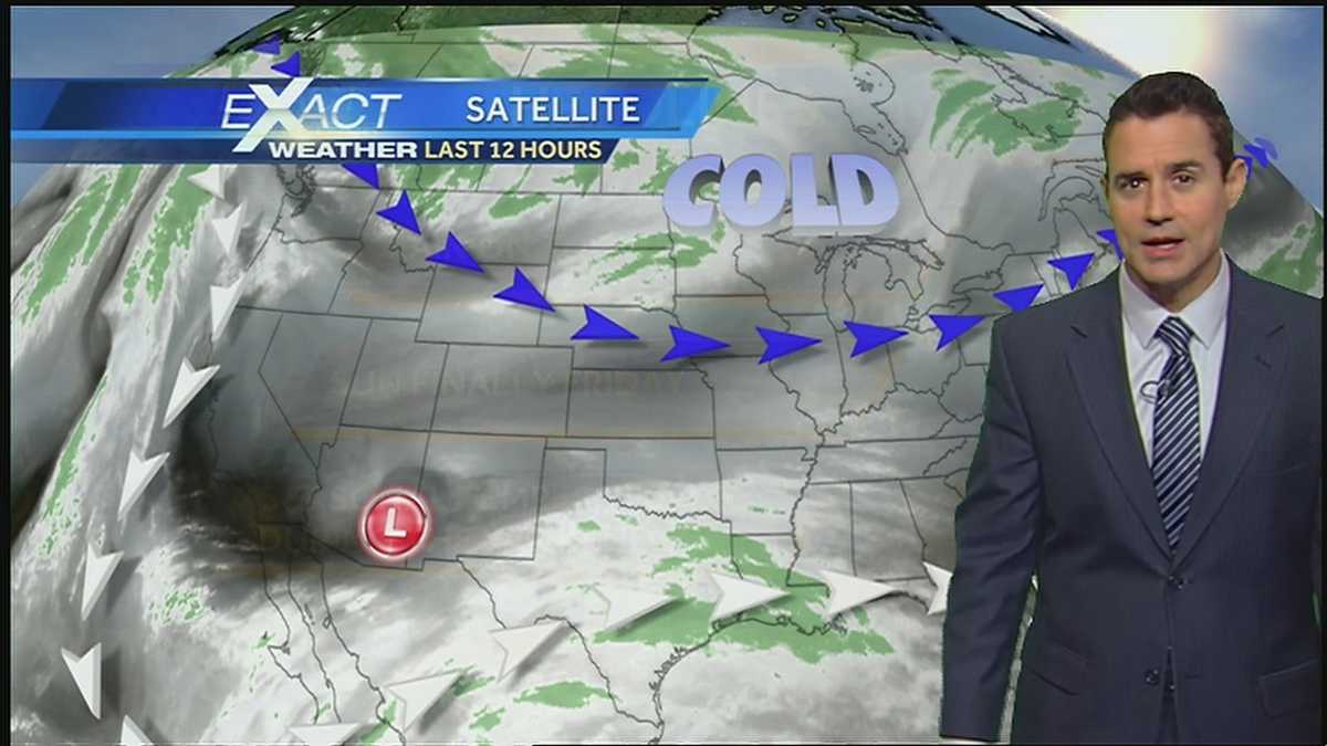 Cloudy, cool with rain on the way