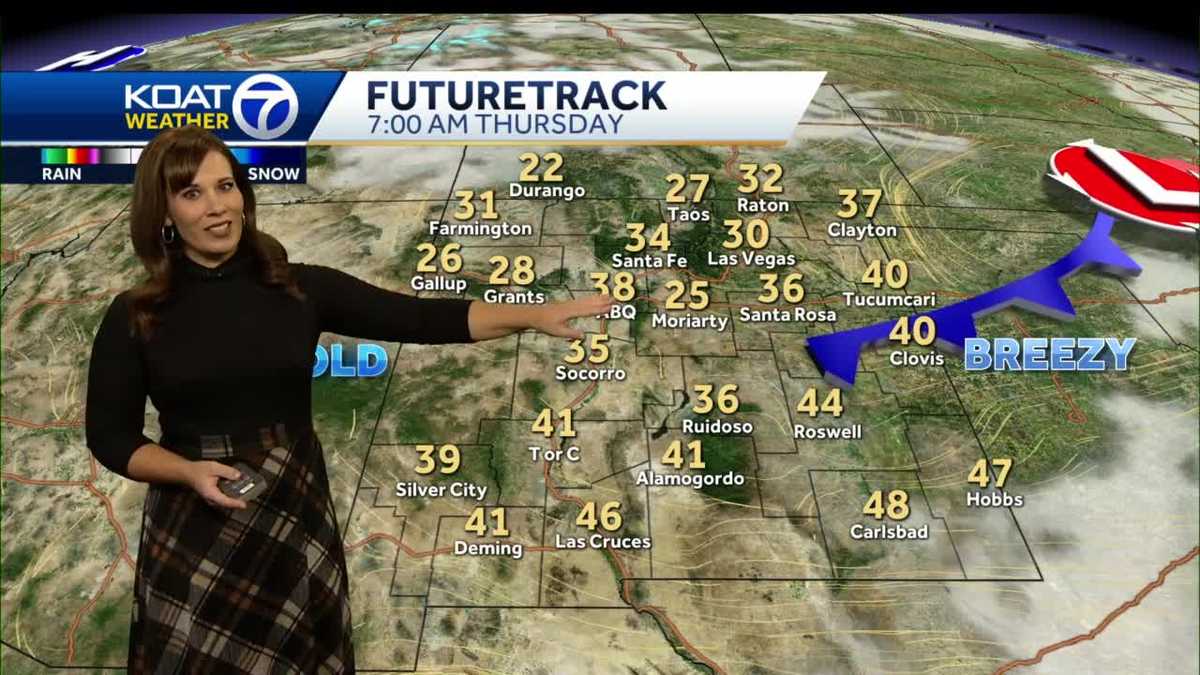 It's sweater weather in New Mexico