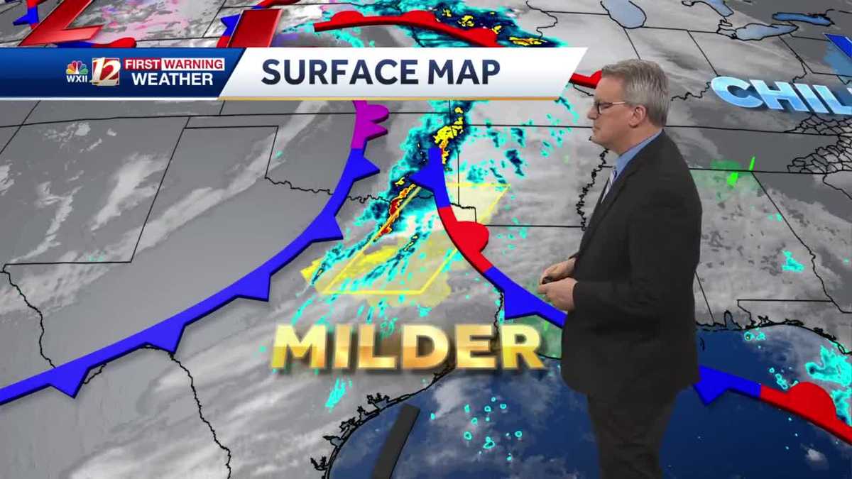 WATCH: Rainy midweek weather, chilly weekend