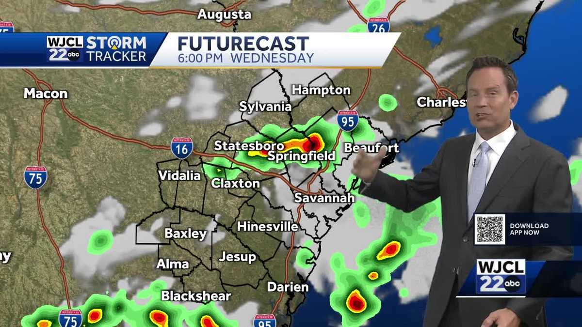 Savannah: Tracking rain chances and timing - WJCL
