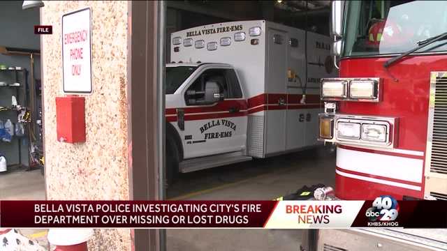 Bella Vista police investigate missing drugs at the fire department - Vimarsana News