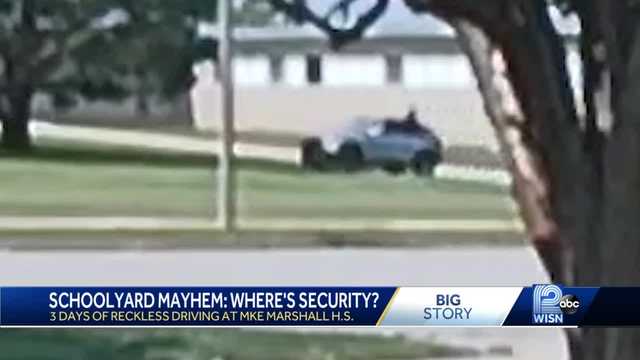 Third day of reckless driving at Milwaukee Marshall High School, security now in place - Vimarsana News