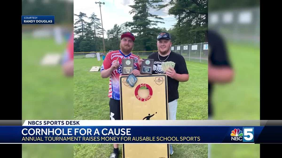 Ausable Forks cornhole tournament draws players from across the region