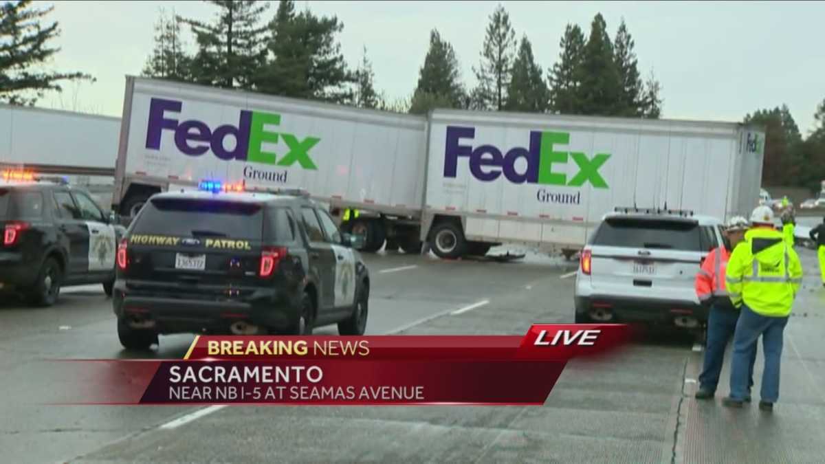 Deadly big rig crash snarls traffic on I-5 in Sacramento