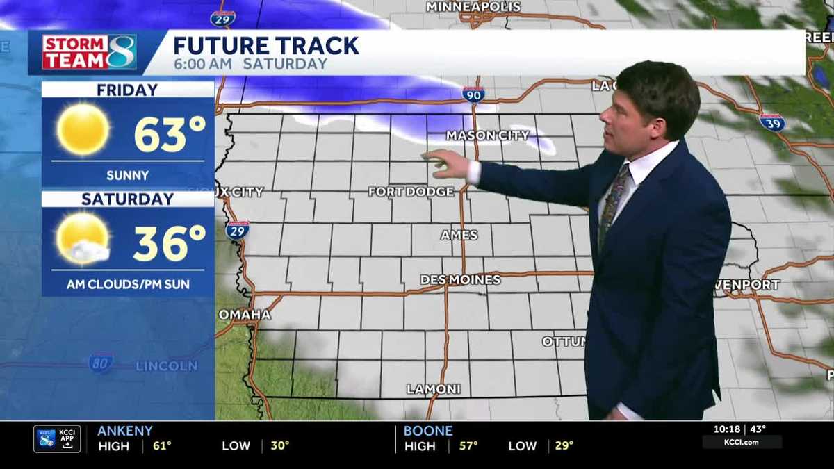 Des Moines weather: Sunshine and melting today, watching weekend snow ...