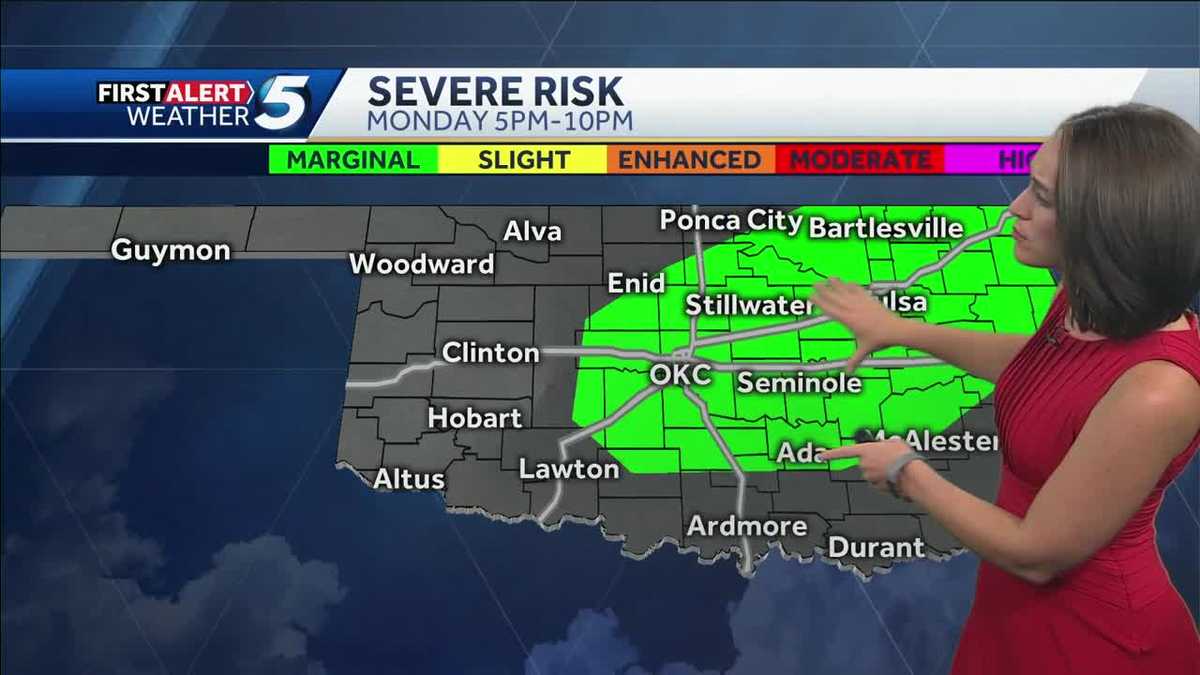 TIMELINE: Severe storms possible again Monday evening