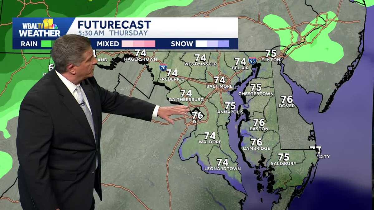 A few storms still possible on Thursday