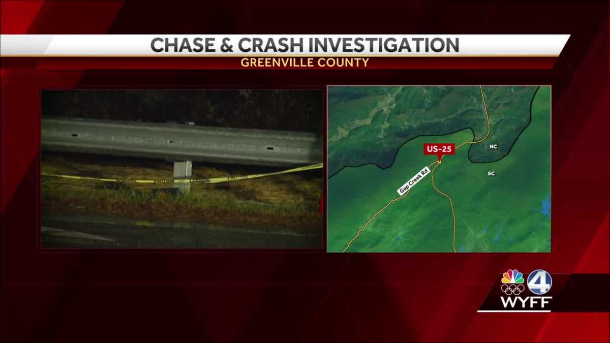 Driver crashes at end of chase in two states, troopers say