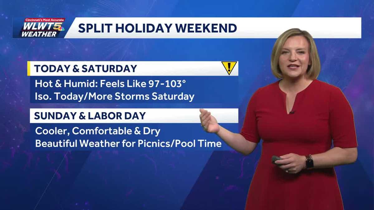 Steamy to Stormy: Saturday Rain Cuts the Heat