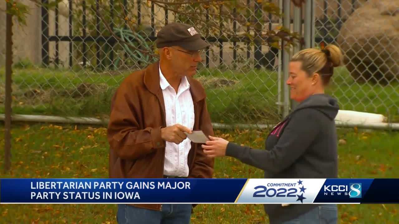 Libertarian party earns major-party status in Iowa