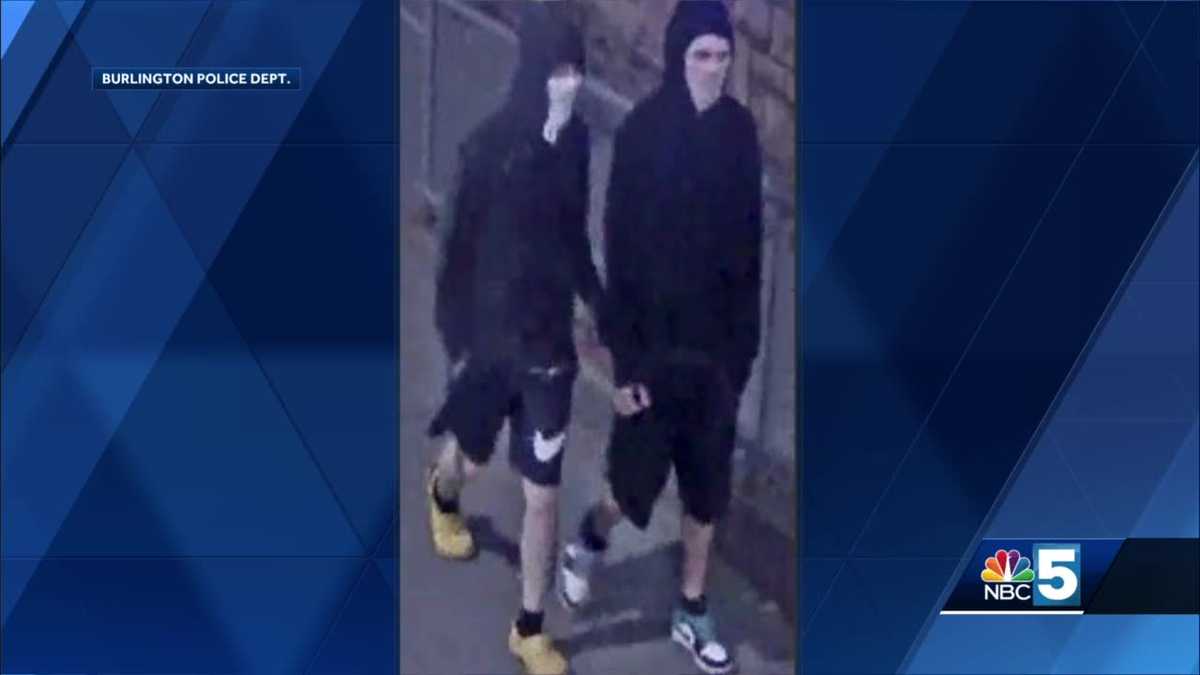 Burlington police looking to ID two men regarding shooting incident