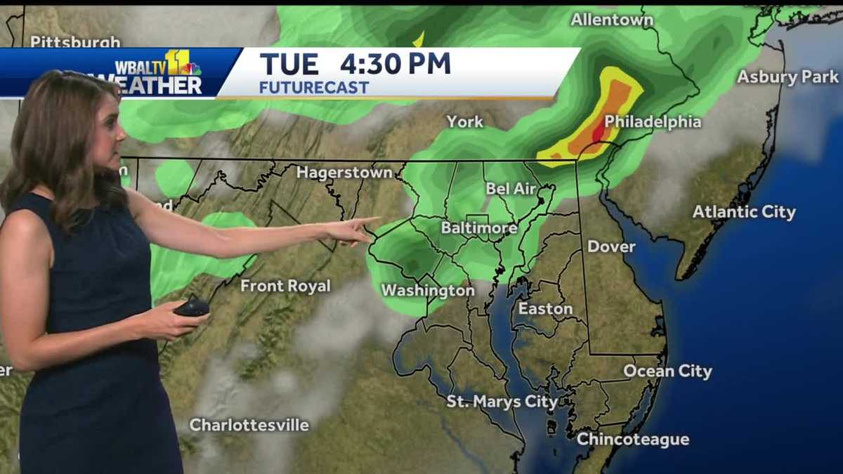 Humidity rises after cool start Monday