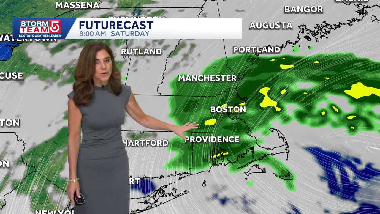Video: Cool, wet stretch into impact weather Saturday