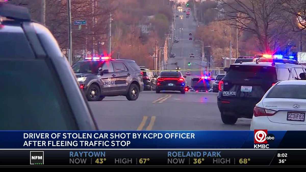 KCPD officer shoots suspect during chase