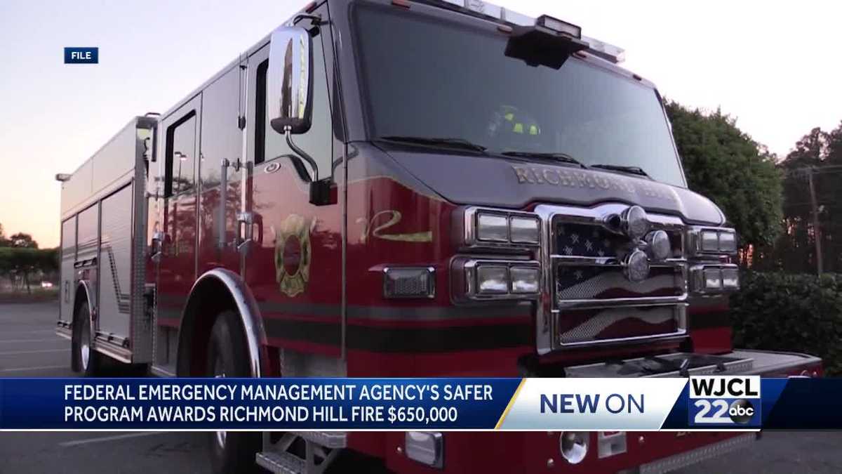 Richmond Hill Fire Department receives grant to expand department