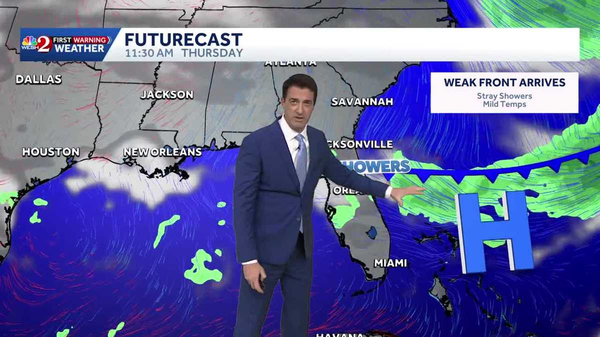 A few showers Thursday-Friday with better rain chances late in the weekend! 2.11.26