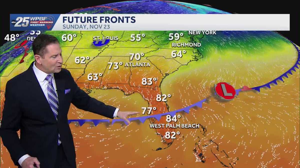 Two cold fronts on the way