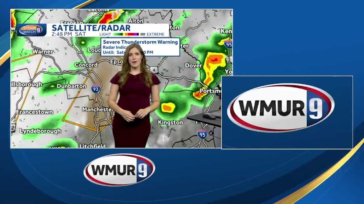 NH forecast video: Severe storms moving through NH
