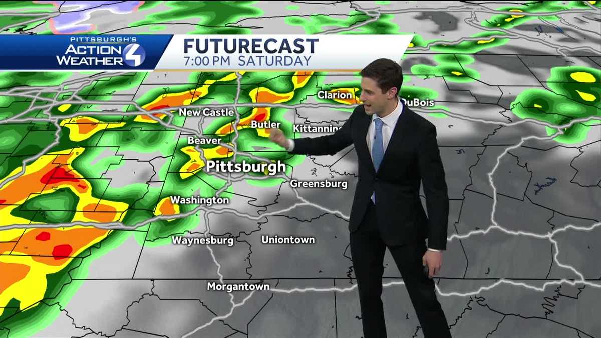 PITTSBURGH WEATHER: Rain moves in for the weekend