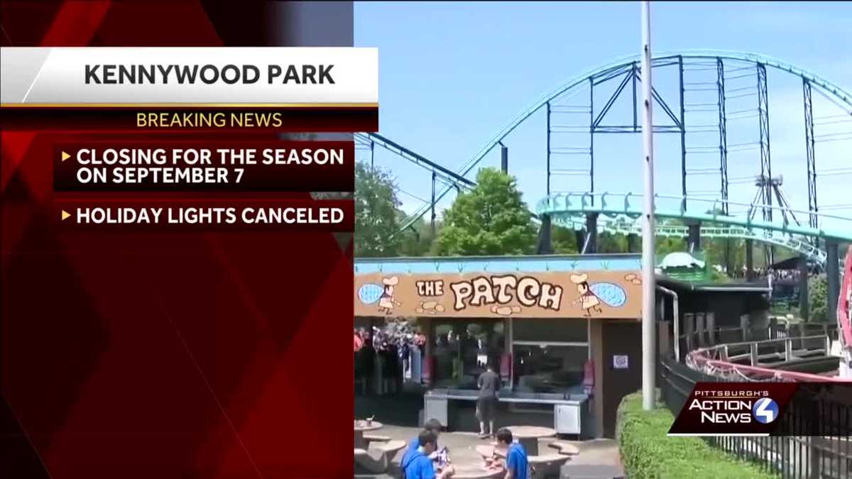 Kennywood Park to close after Labor Day, will not hold Holiday Lights