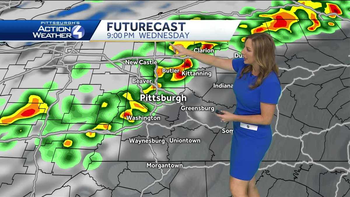 Pittsburgh's Action Weather forecast: Storms with damaging winds tonight