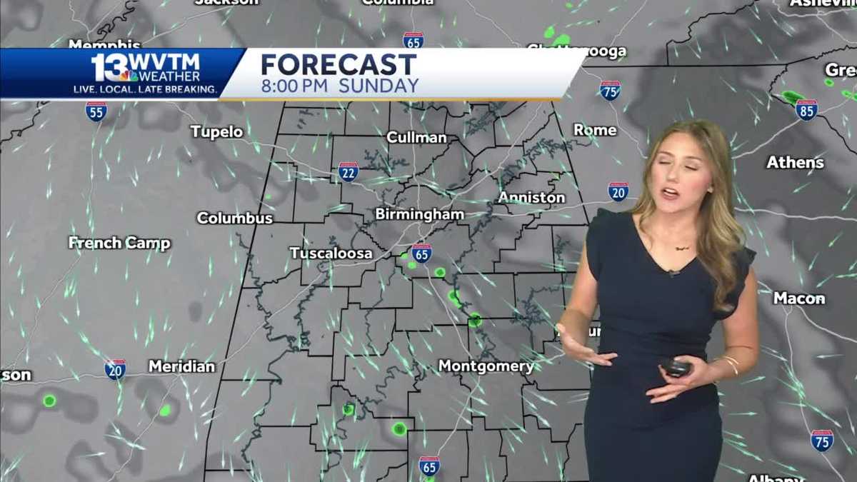 Comfortable weather to start the week