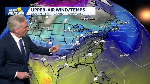 Slight warm-up expected Sunday