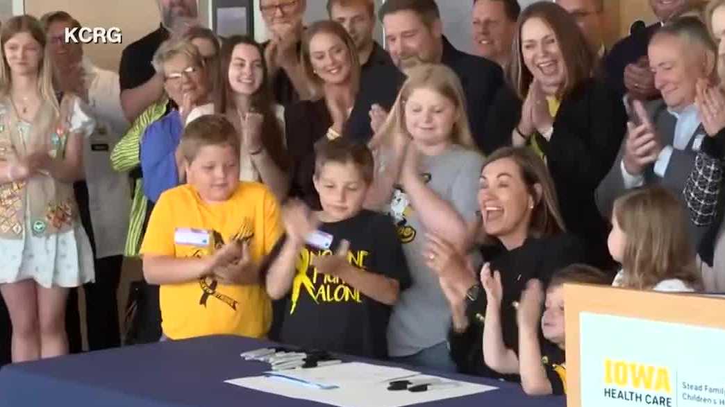 Iowa law establishes $3M annual fund for pediatric cancer research