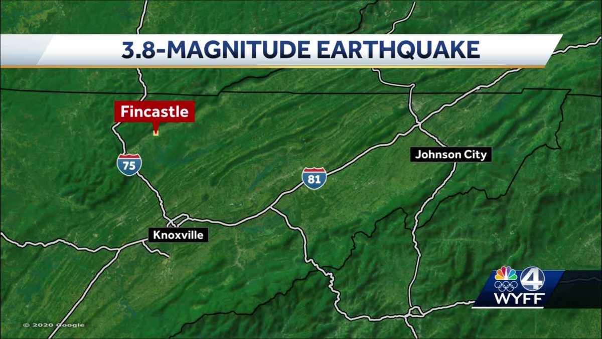 3.6 earthquake jolts WNC after shaking Fincastle, Tennessee region ...