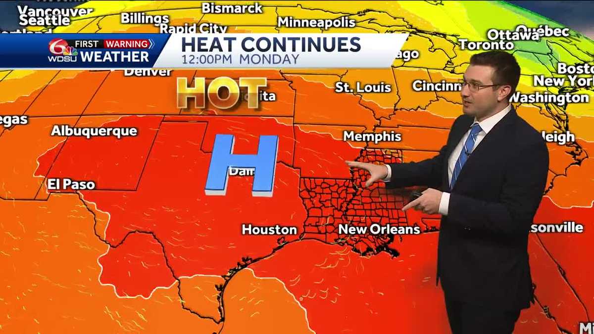 Staying hot this weekend and next week