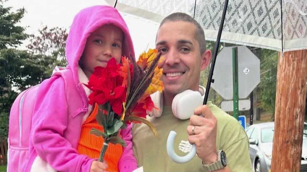Bruno Guedes da Silva and daughter