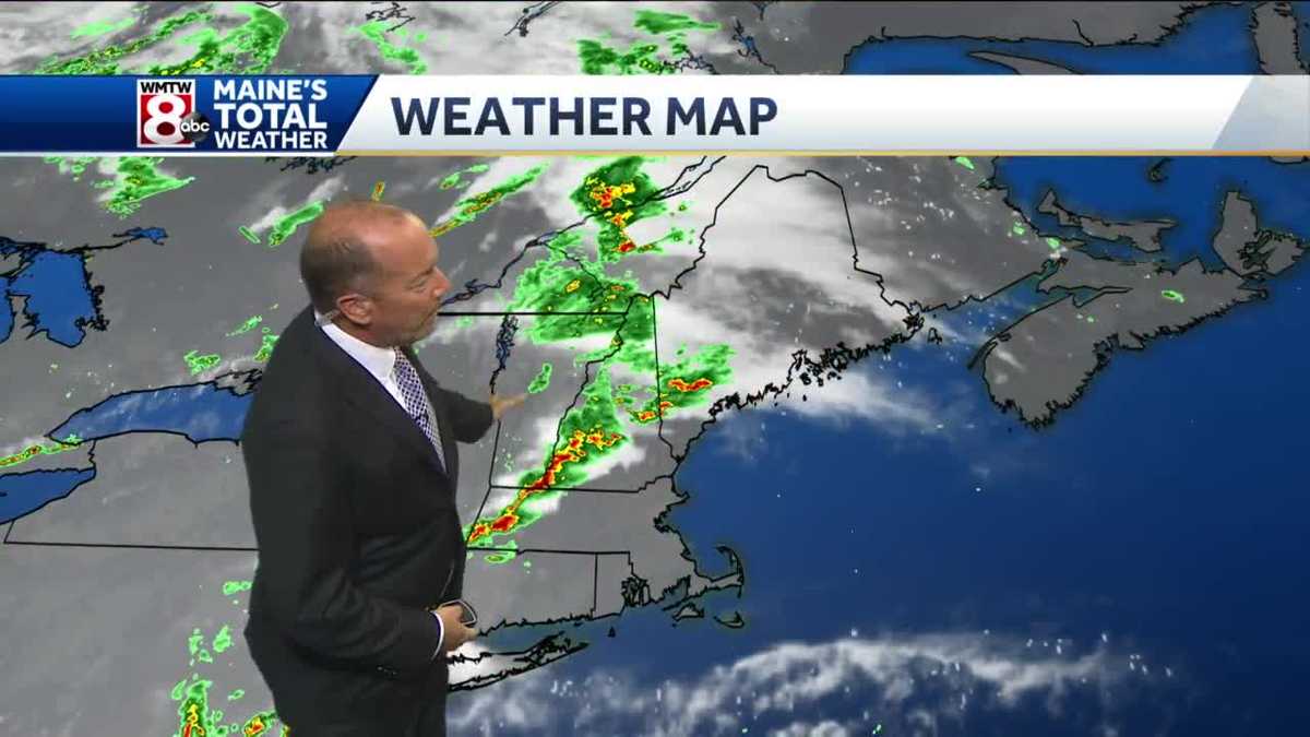 Showers and soaking storms this evening