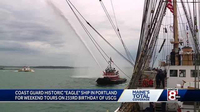 Historic U.S. Coast Guard sailing ship visits Portland harbor on the 233rd birthday of the USCG - Vimarsana News