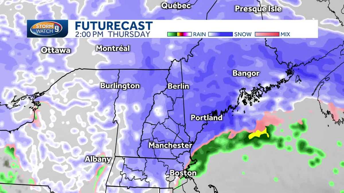 New Hampshire hourly snow timeline: Track snowstorm